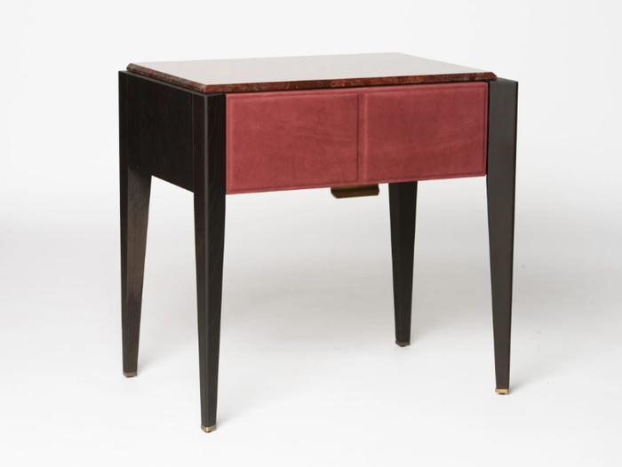 LEPANTO - Rectangular wooden bedside table with drawers _ Bellotti Ezio